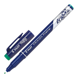 Pilot Frixion Fineliner Erasable 1.3mm Tip, Green, Gel Pen, 12 Pack